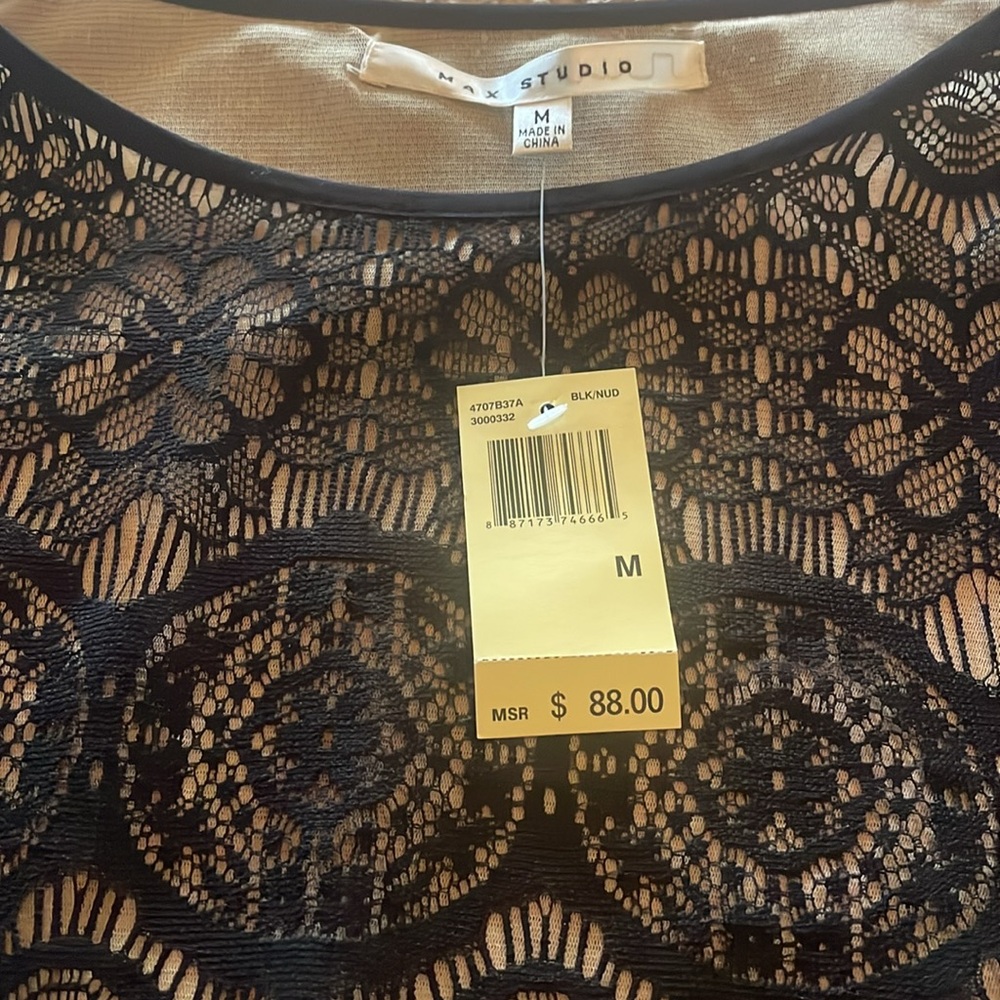 Max Studio Lace Top - Picture 9 of 9